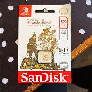 SanDisk 128GB microSDXC Card for Nintendo Switch - Red